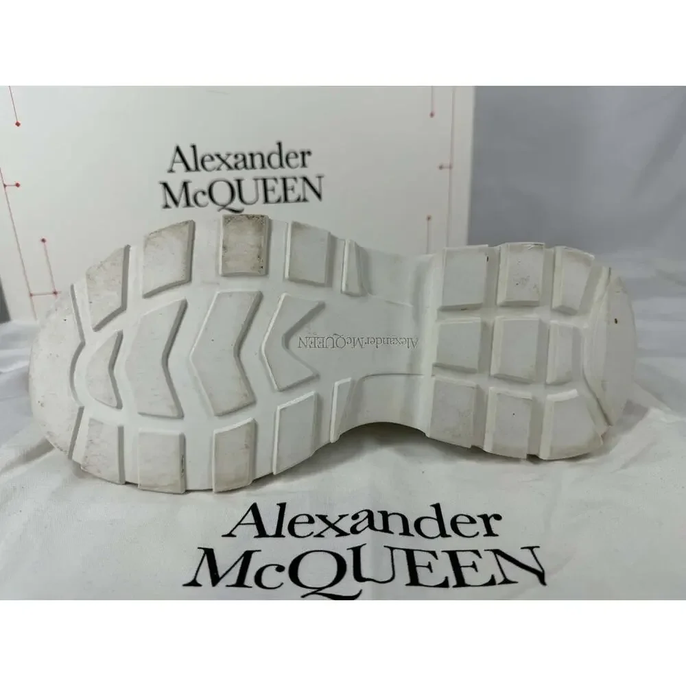 Alexander McQueen Tread Slick Low Lace-Up Canvas Sneakers US 10 SPB-TS 368331